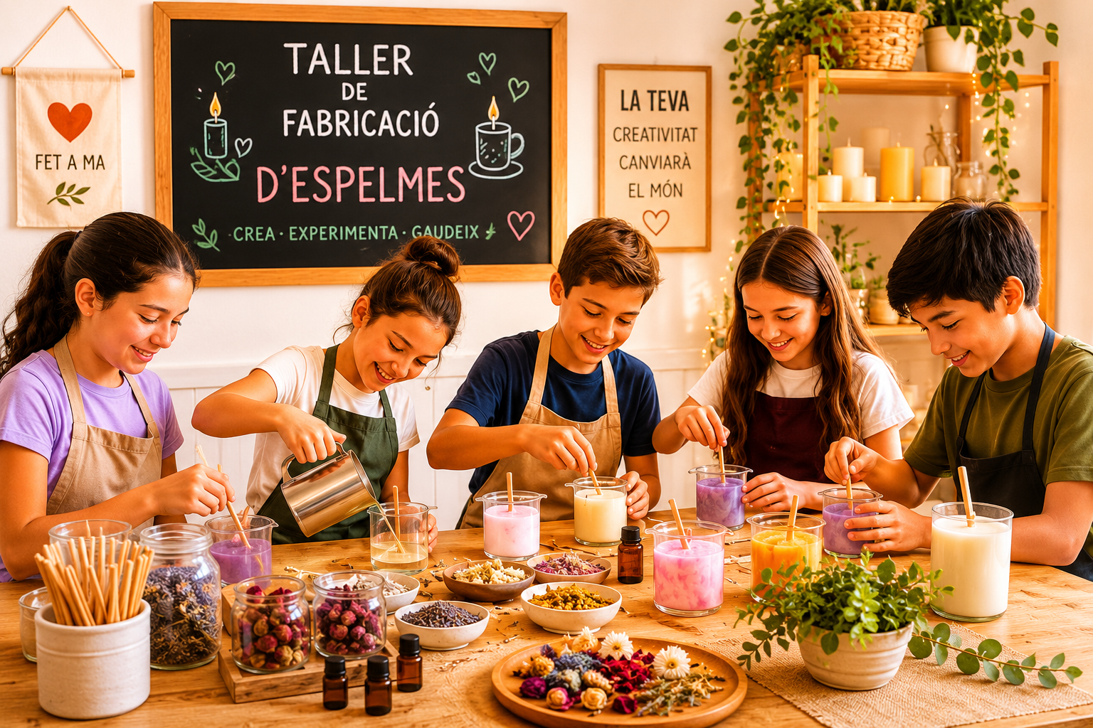 Taller d'Aniversari Infantil · Crea la Teva Espelma