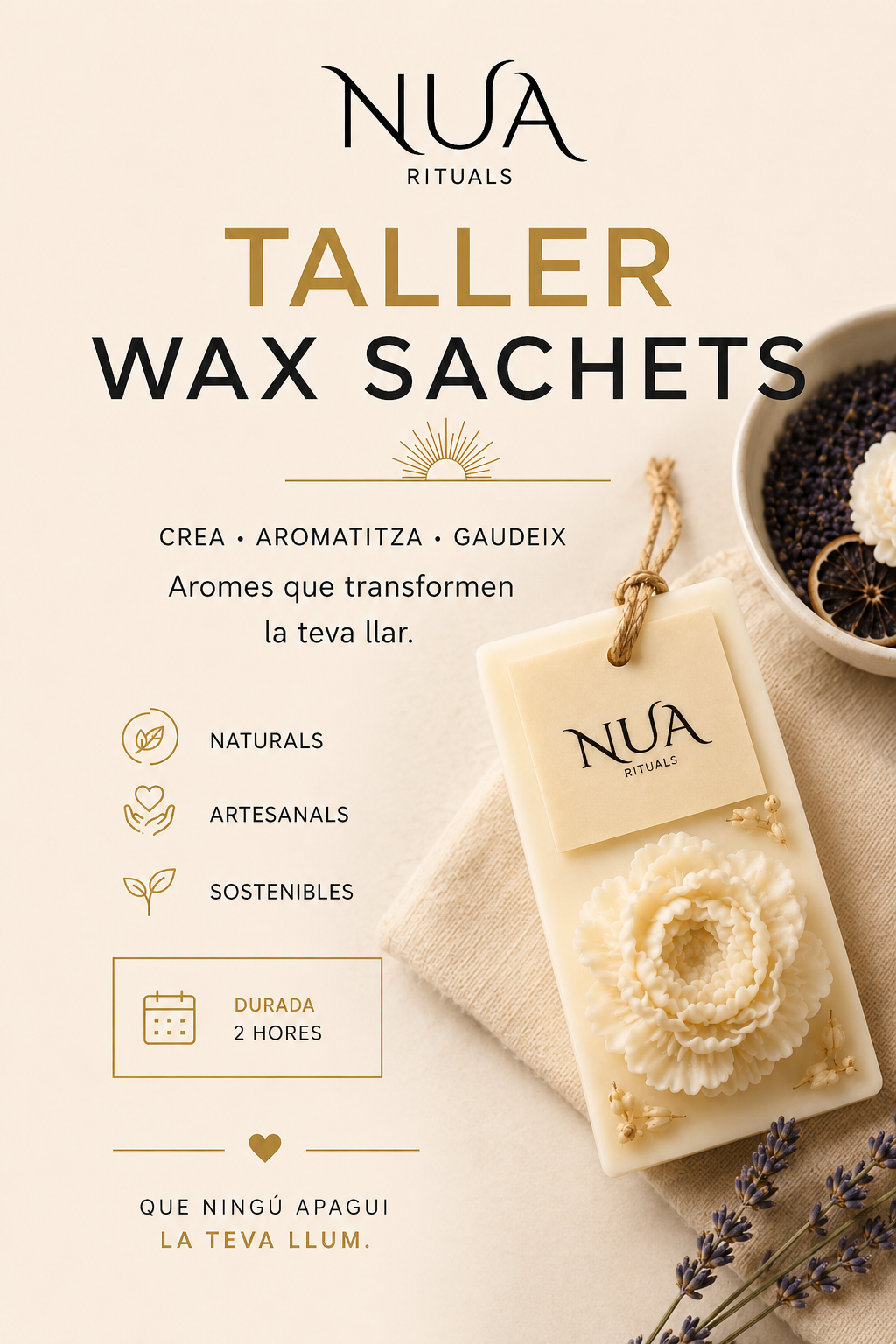 Taller Wax Sachet — Nua Rituals
